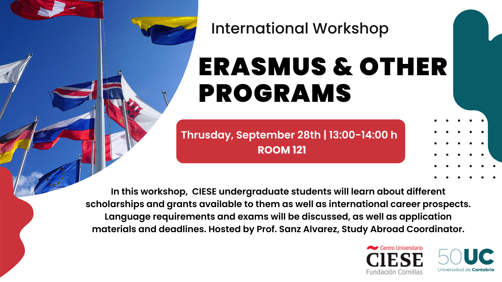 Worshop Erasmus and other programs CIESE-Fundación Comillas