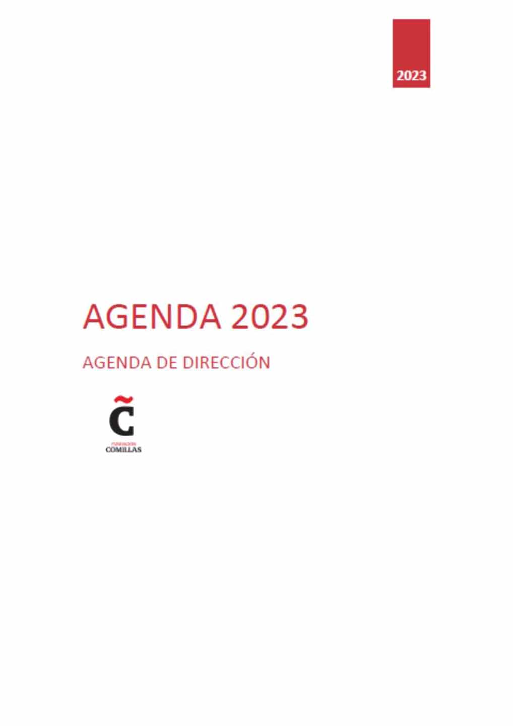 Agenda 2023 Fundación Comillas