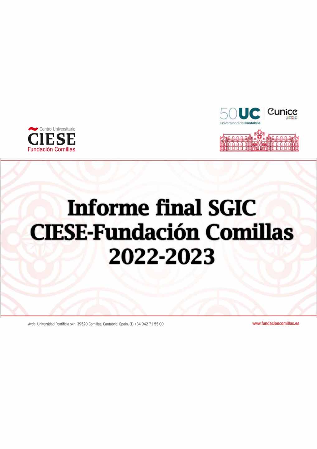 Informe final CIESE 2023