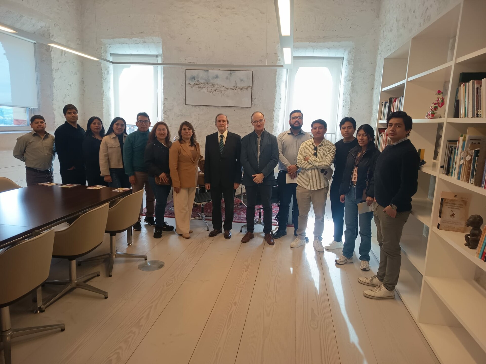 Universitarios de UNASAM visitan CIESE-Fundación Comillas