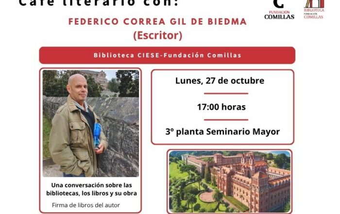 Café literario con Federico Correa Gil de Biedma