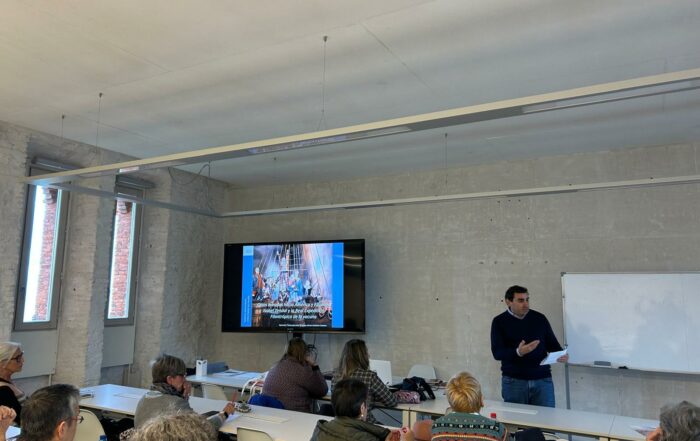 Miguel Cuevas Alonso y Roberto García Morís en Aula Permanente