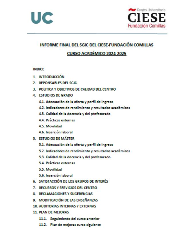 Informe final SGIC 2024-2025