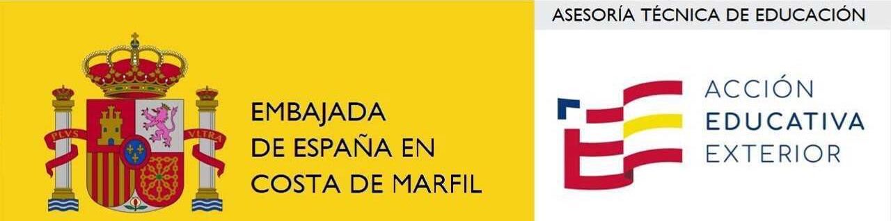 Logo Embajada Costa de Marfil y Consejería Educación