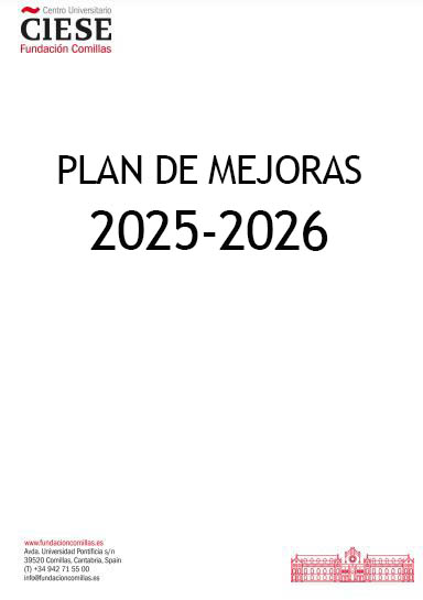 Plan de mejoras Máster ELE 2025-2026
