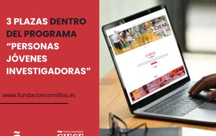 Programa personas jóvenes investigadoras Fundación Comillas