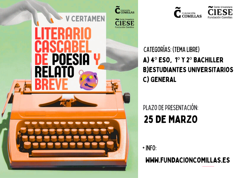 Certamen Literario Cascabel de poesía y relato breve